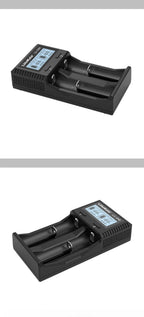 LiitoKala Lii-CH4 Smart Charger for 18650/21700/26650/AA/AAA/Ni-MH/Li-ion,1.2V/1.5V 4-Slot Fast Charge, USB-C, Auto Detect