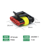 2Pin 1.5 AMP Series Waterproof Car Connector DJ7041-1.5-11/21 282080-1 Docking Terminal Plug Socket Kit Automotive Marine