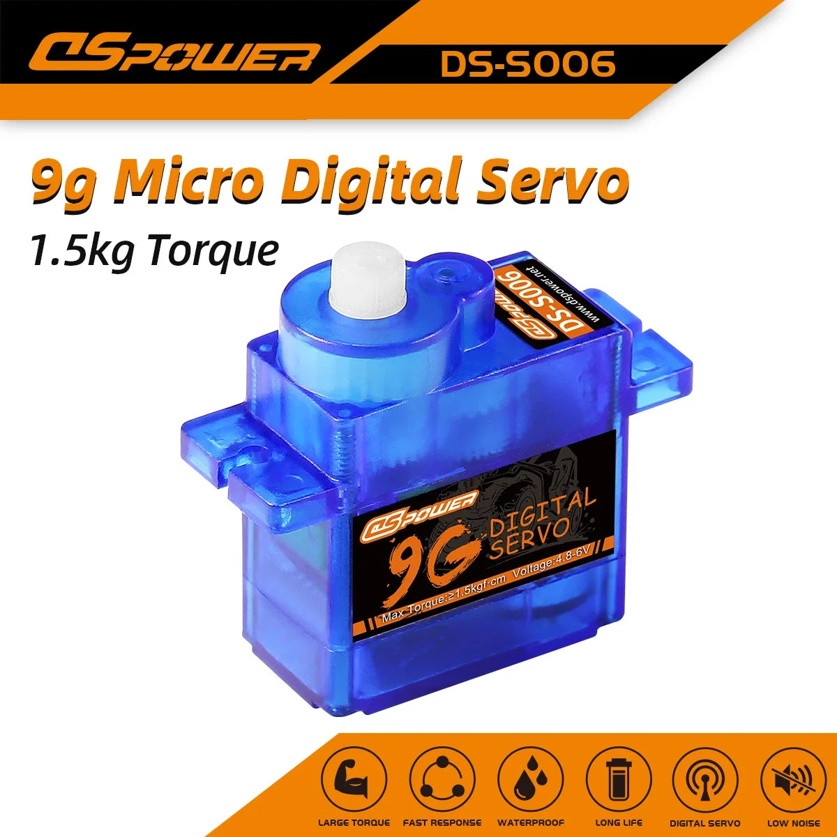 1/5pcs DSpower 9g 12g Metal/plastic Gear Mini Micro Servo Motor for RC Plane SG90 MG90S Helicopter Drone Fixed-Wing Car Robot