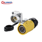 CNLINKO LP20 IP68 Waterproof Circular Heavy Duty Connector 2-12Pin Male/Female Set for Outdoor LED Lighting & Industrial Power