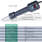 YIHUA Hot Air Gun Temperature Adjustable 8858-IV 700W Soldering Rework Welding Station LCD Digital Heat Gun BGA IC Solder Tools