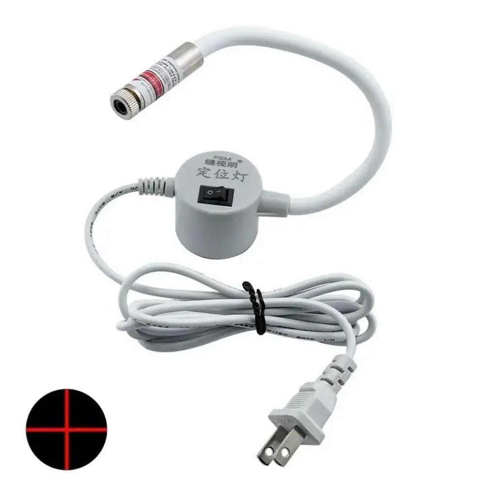 USB Red Laser Positioning Light Infrared Working Lamp Cutting with Magnetic Base DC5V Line/Cross/dot Sewing Machine Accessories