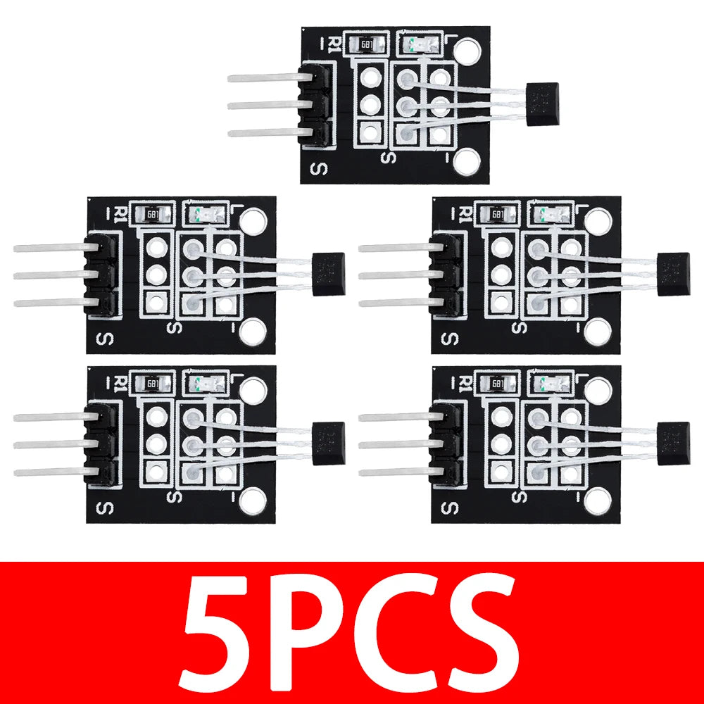1PCS~20PCS EGBO KY-003 A3144 Standard Hall Magnetic Sensor Module Works  Boards