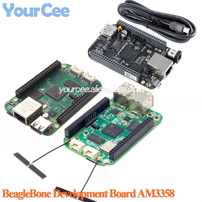 BeagleBone Black AM335x AM3358 Development Board Module BeagleBone Green Wireless Cortex-A8 BB-Black Rev.C 5V 512MB