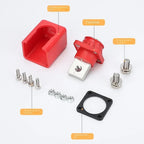 100A 120A 150A 200A 300A 400A 500A Lilthium Battery Copper Terminal Block High Current Through Wall New Energy Storage Connector