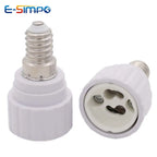 E14 to GU10 Ceramic Base Led Light Lamp Holder Converter Screw Bulb Socket Adapter LED Saving Light Halogen Lamp Base PBT