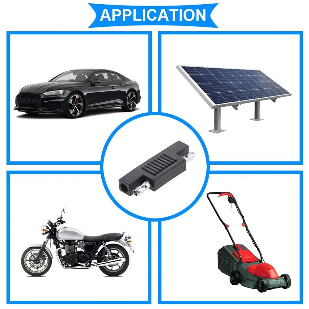 1PCS 12AW Gsae Y Distributor Adapter Cable Sae Connector Extension Cable Is Suitable for Solar Cell Connection Lines