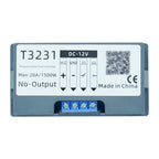 T3231 DC 12V 24V AC 110-220V Digital Time Delay Relay Module Cycle Delay Timer Red Blue Dual Display Timing Relay Switch for Car