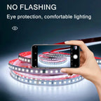 5M 10M DC24 WS2811 Running Water Flowing LED Strip Light SMD2835 Horse Race Pixel Addressable Flexible Linear Lamp Set
