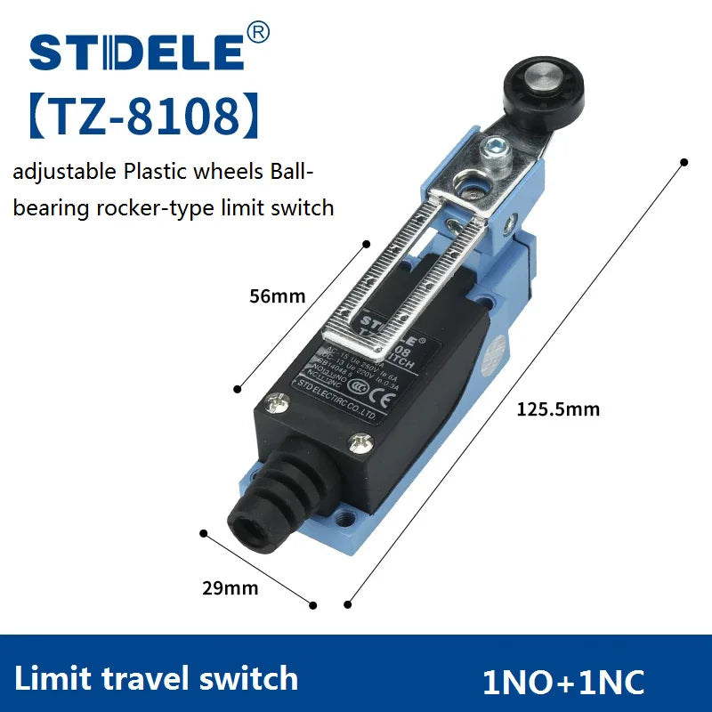 High-Quality Water and Oil Proofing Limit Switches TZ-8104, TZ-8108, TZ-8111, TZ-8122, Small Contact Type Limit Switches