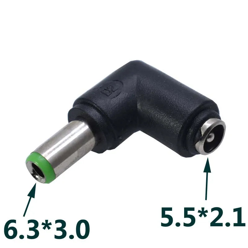 Common DC Power Male to Female 6.0*4.4 / 4.0x1.7 / 3.5*1.3 / 5.5*2.5 To 5.5*2.1 Plug Converter Notebook Laptop Adapter Connector