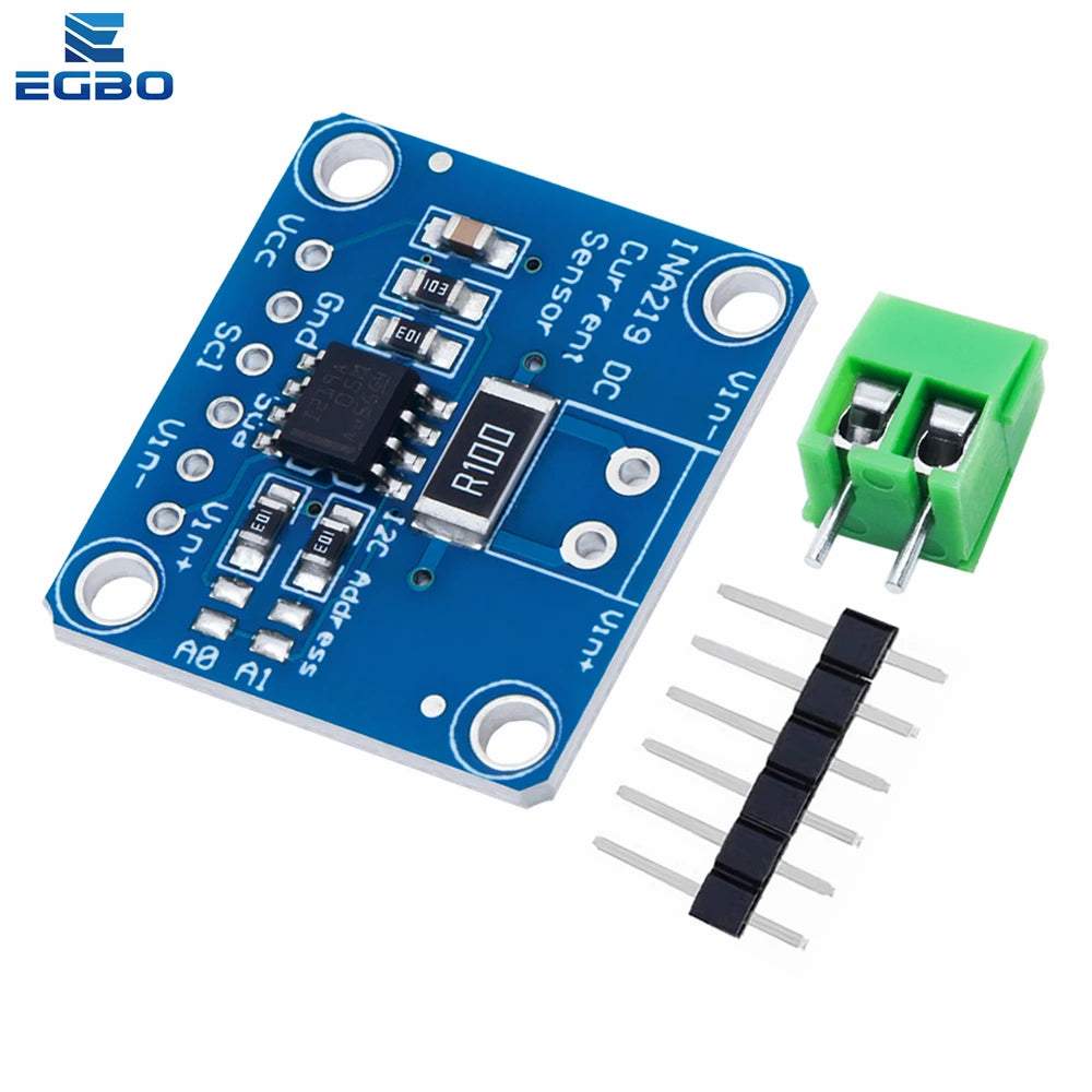 1~5PCS EGBO INA219 I2C Zero Drift Bi-directional Current Power Supply Sensor Breakout Monitoring Module