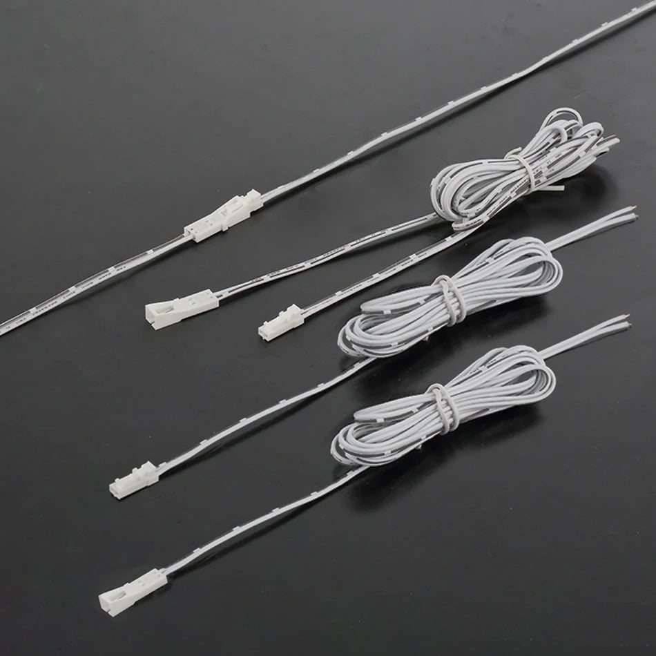 2m DuPont Connector Cable 2 Pin Port Male Female Connection Line Cabinets Wardrobe Power LED Strip Lights Extension Docking Wire