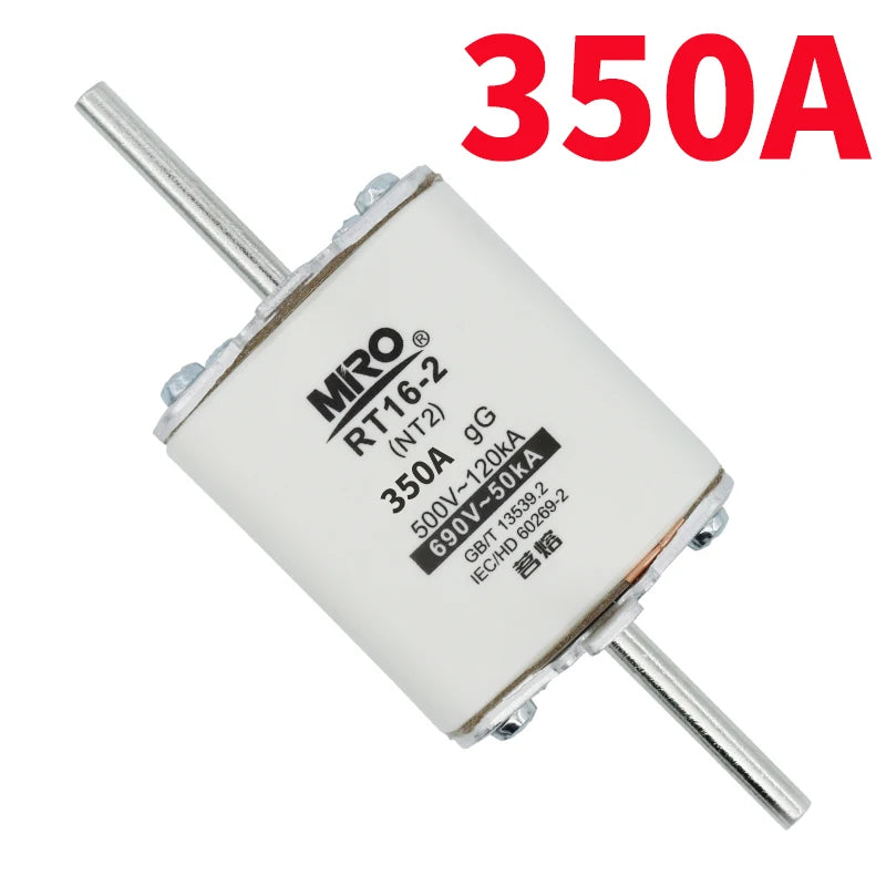 400A 350A 315A 300A Fuse Base Fuses Holder RT16-2 NT2 Quick Fast Blow Ceramic Fuses