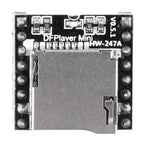 YX5200 DFPlayer Mini MP3 Player Module MP3 Voice Decode Board Supporting TF Card U-Disk IO Serial Port AD Compatible for Arduino