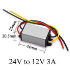 12V 60V 48V 36V 24V to 12V 1A-5A Step-down 60V-12V Buck Truck Boat Car Power Supply Voltage Regulator Transformer DC Converter