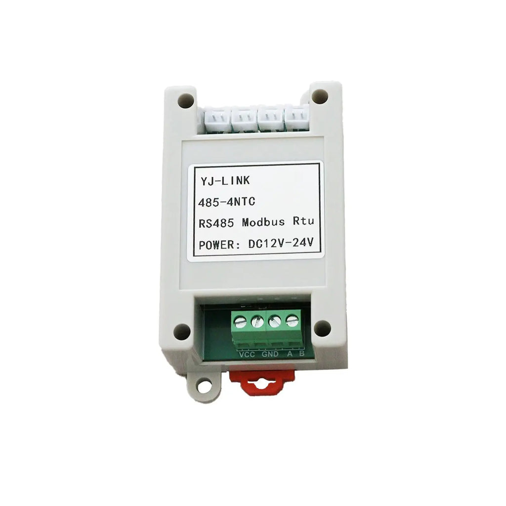 4-Channel NTC Transmitter 10K Thermistor To RS485 Modbus RTU Communication