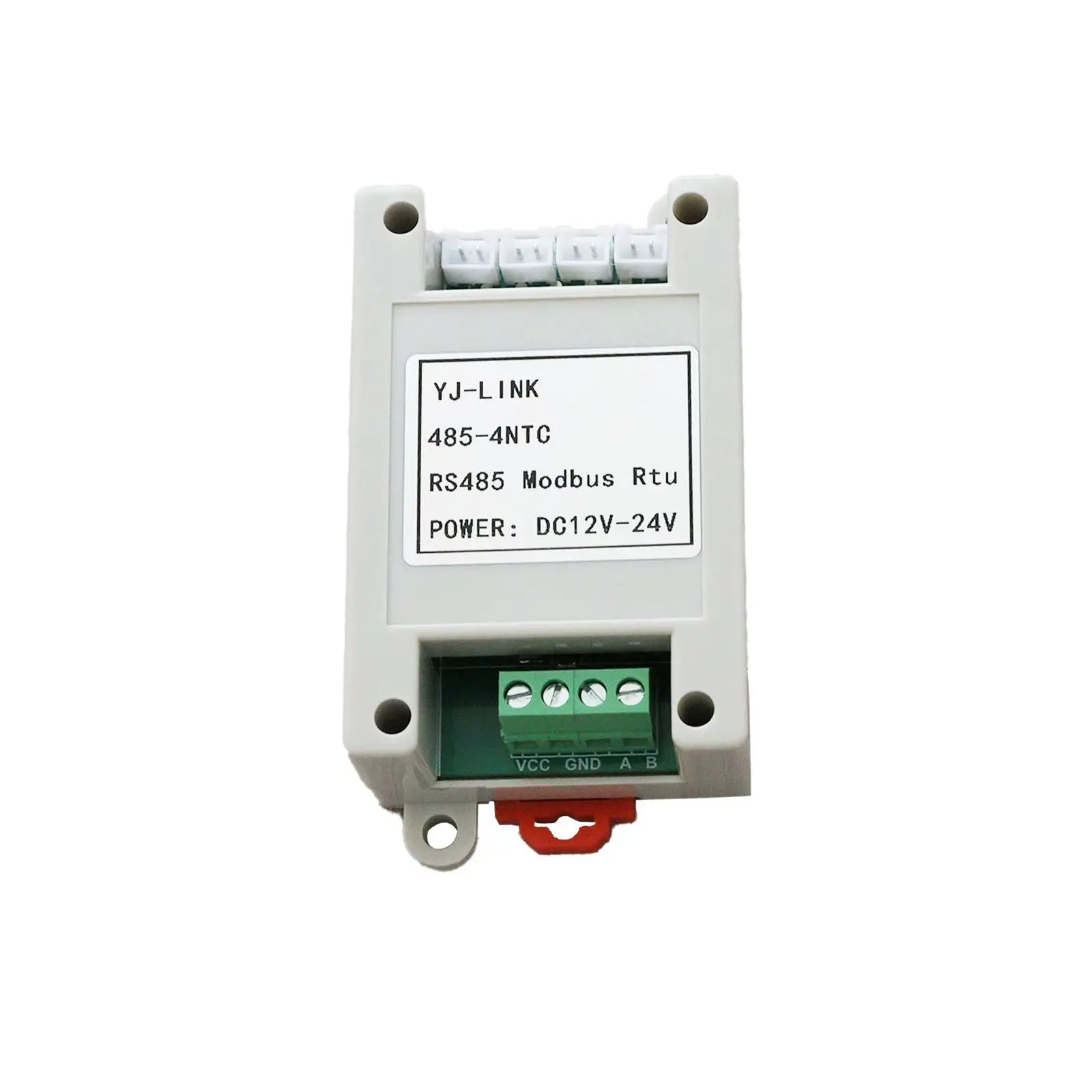 4-Channel NTC Transmitter 10K Thermistor To RS485 Modbus RTU Communication