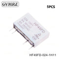 4P HF49FD Relay HF49FD-005 012 024 1H11 4Pin 5A Relays DC 5V 12V 24V HF49FD-005-1H11 HF49FD-012-1H11 HF49FD-024-1H11