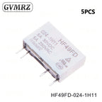 4P HF49FD Relay HF49FD-005 012 024 1H11 4Pin 5A Relays DC 5V 12V 24V HF49FD-005-1H11 HF49FD-012-1H11 HF49FD-024-1H11