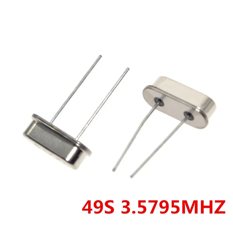 49S 3.5795MHZ 3.6864MHZ 6MHZ 7.3728MHZ 7.6MHZ 8MHZ 10MHZ 11.0592MHZ 12MHZ 18MHZ 20M Quartz Crystal Resonator Passive Oscillator