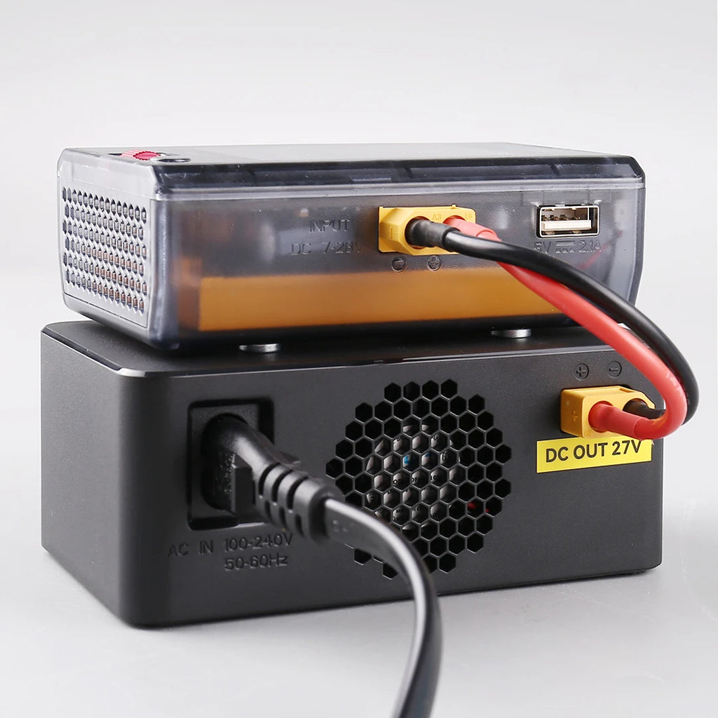 HOTA D6S RC Lipo Battery Charger Magnetic Suction Dual Channel Smart Balance 600W High Power 1-6S Smart Balance Charger