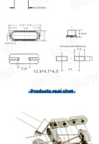 10PCS 4Mhz 6Mhz 8Mhz 12Mhz 16Mhz 20Mhz 24Mhz  32.768K 32.768K Quartz Crystal Resonator Passive Oscillator HC49S 8.000MHZ