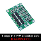 LIZAO 3S 4S BMS 20A 40A 60A 18650 Li-ion Battery Protection Board 11.1V-16.8V Enhanced Balance Charger Module
