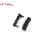 Gray Flat Ribbon Cable 1.27MM 2.0MM 2.54MM Pitch AVR 20cm Data Line Wire FC-6/8/10/12/14/16/20/24/26/30/34/40/50P Pin Connector