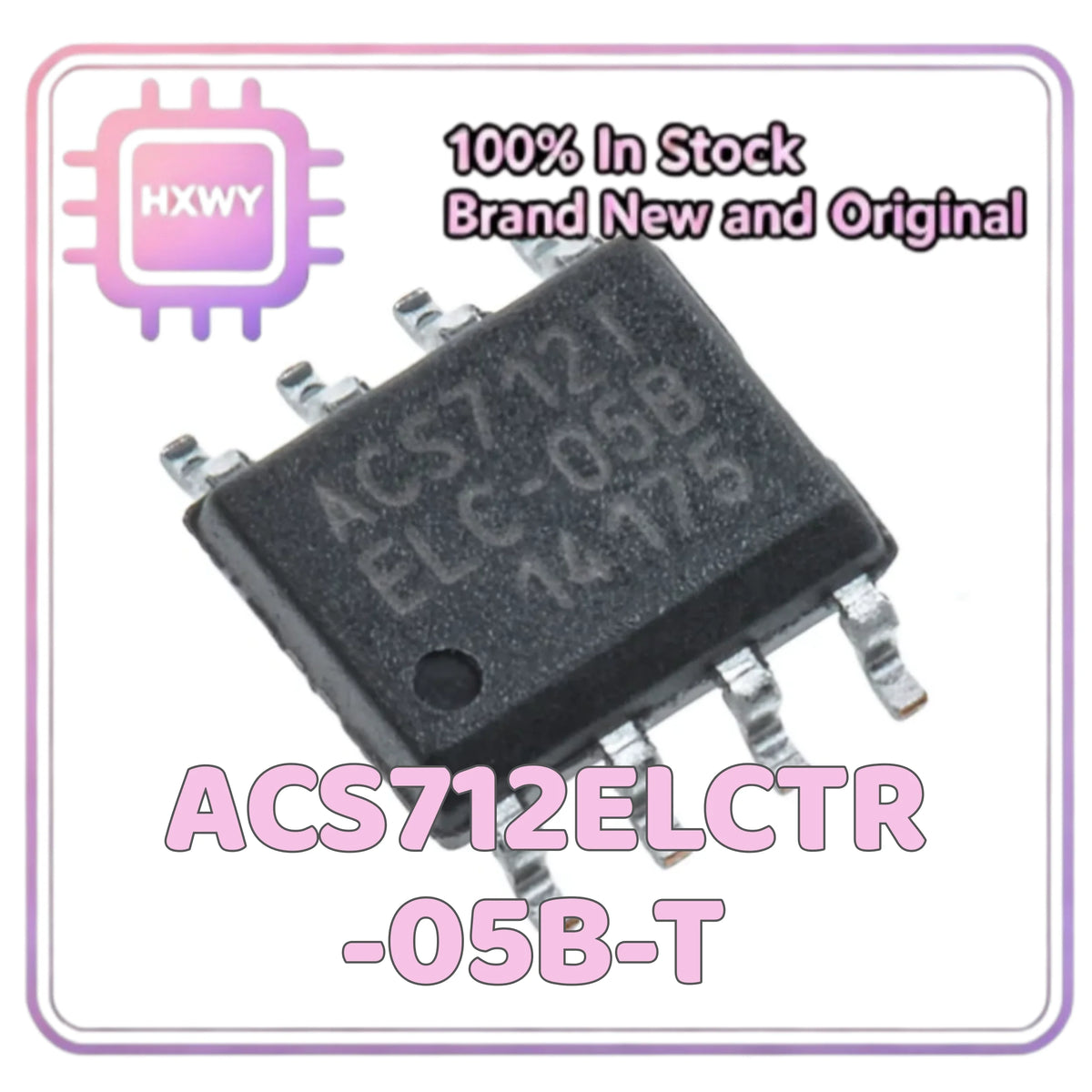 (10/50 Pieces) ACS712ELCTR-05B-T ACS712 SOP-8 Current Sensor Factory Wholesale Cheap Electronic Component Fast Shipping