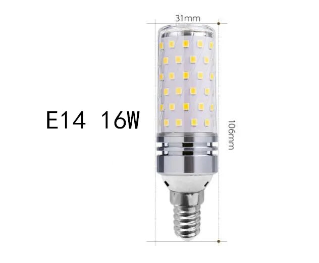 E27 B15 B22 E17 12W 16W 25W 40W LED Corn Light Bulb SMD2835 LED Bulb 110V-220V LEDs Candle Light Spotlight