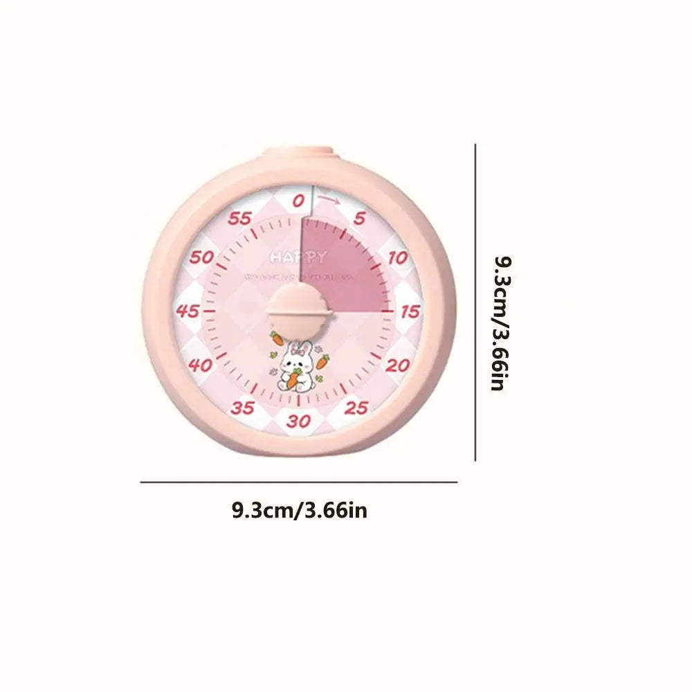 Portable Visual Timer Multifunctional 60-Minutes Timer Countdown Alarm Clock Silent Operation Visualization Function