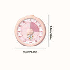 Portable Visual Timer Multifunctional 60-Minutes Timer Countdown Alarm Clock Silent Operation Visualization Function