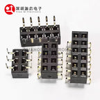 2.54mm Double Row Female Centipede Feet Pins Breakaway PCB Board Pin Header Socket Connector Pinheader 2*3/5/6-40Pin For Arduino