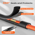 Φ4mm-Φ32mm Heat Shrink Tubing 5:1 Ratio Dual Wall Adhesive Lined Shrinkable Wire Wrap Tube Waterproof Industrial Marine Grade