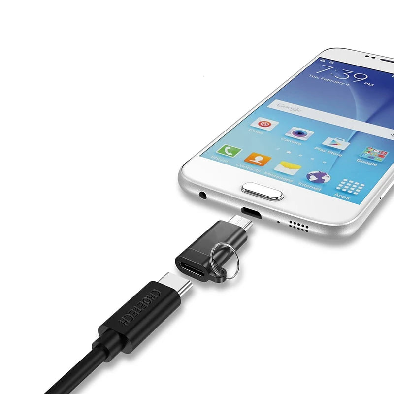 USB Type-C Adapter Type C To Micro USB Female To Male Converters For Xiaomi Samsung Charger Data Cable USBC USB C Adapter