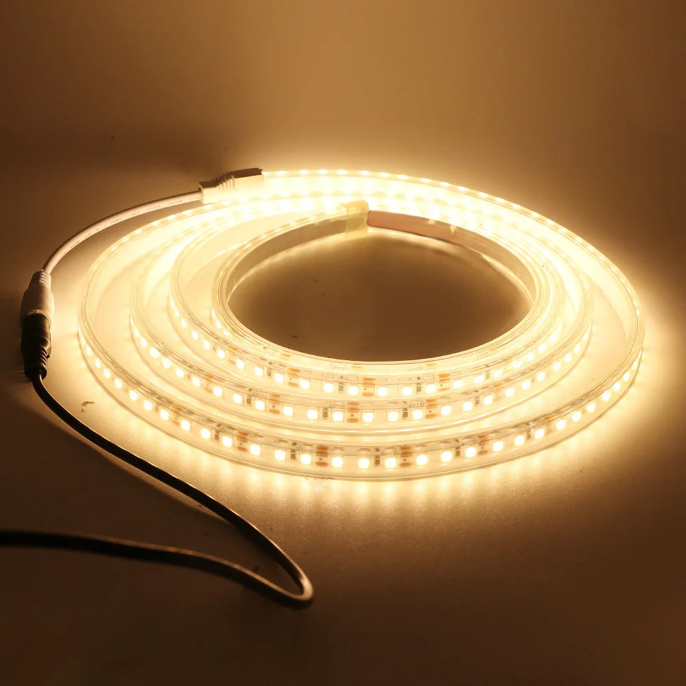 IP68 IP67 Waterproof LED Strip Light 2835 12V 24V DC Natural Warm White 120LED/m Super Bright Flexible Led Tape Lamp 0.5m 5m 10m