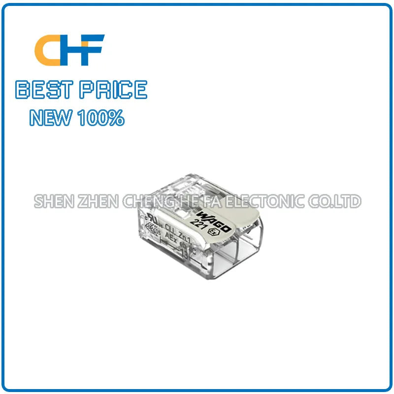 10PCS 221-682 WAGO Explosion proof Wiring Terminal Wire Connectors, brand new, original, in stock