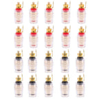 20pcs/10pairs 4MM Nut Banana Plugs 24K Gold-plated Connector With Screw Lock For Audio Jack Speaker Plugs Black&Red