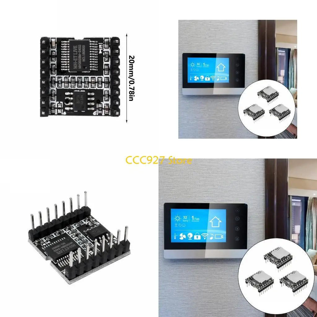 B03F For DFPlayer Mini MP3 Player Module 16P TF Card U Disk Mini MP3 Module Board