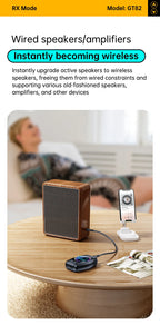 AUX Bluetooth 5.4 Audio Adapter Receiver Transmitter 4 in 1 With Display Screen Support TF Card For Car TV PC Speaker 3.5mm