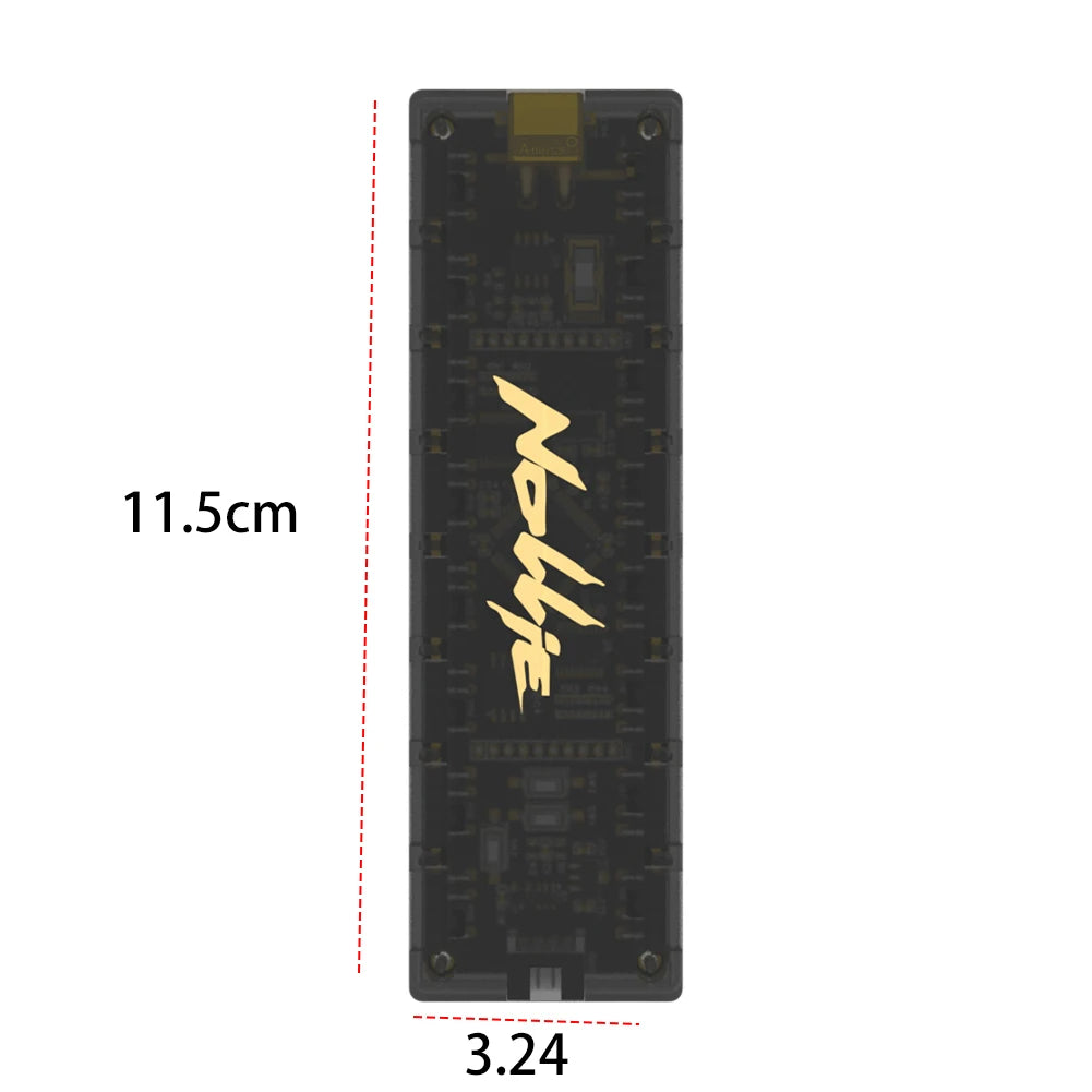 5V 3PIN ARGB Controller 8 Way Addressable ARGB Splitter Nollie SignalRGB OpenRGB for Computer PC Case Cooling Fans Light Strip
