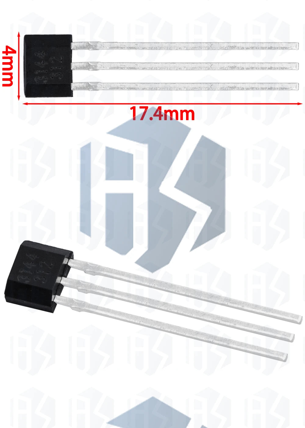 10pcs/lot 41F 0H41 SH41 SS41F S41 Bipolar Hall Element Sensor Motor Electric Car Motor Hall Sensor