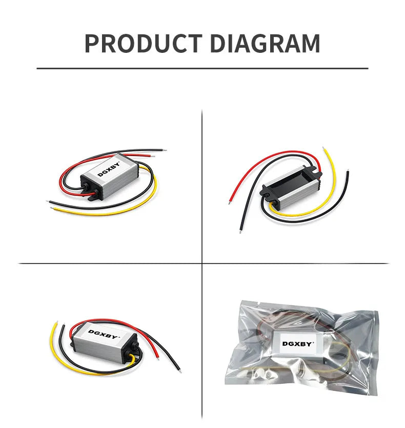 12V24V TO 5V 1A 2A 3A 4A 5A Step-down Power Supply Module 12V TO 5V Vehicle Converter DC Transformer CE RoHS Certification