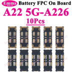 10Pcs Battery FPC Connector For Samsung A52 A32 A22 A52s A72 A71 A31 A51 A50s A30s A10 A20 A20e On Board inner Cilp Contact Plug