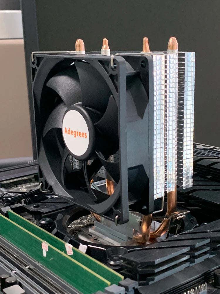 X99 CPU Air Cooler 3PIN/4PIN PC 90MM Silent Cooling Fan For Intel LGA 1151 1155 1200 1700 2011 X79 AMD AM4 AM5 Ventilador