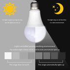 2Pack Led Sensor Control Bulb B22 E27  Bulb Light Dusk To Down AC100-240V 1000lm 10W 3000K-6000K for Underground Garage Corridor