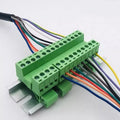 1Sets 2-20pin 2EDG-UKR-5.08mm Rail Terminal Block Pitch 5.08mm Screw Plug-in Terminal Blocks Connector Din Rail Mounting Instead