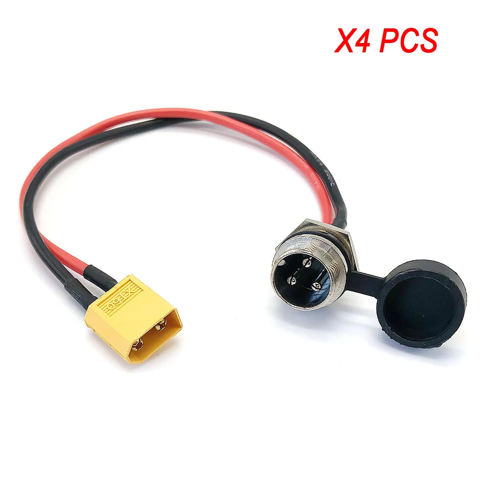 Universal GX16 3 Pins Charging Port Socket Electric Scooter Socket Plug For ZERO 8 9 10 8X 10X 11X VSETT 8 8+ 9 9+ 10+ Speedual