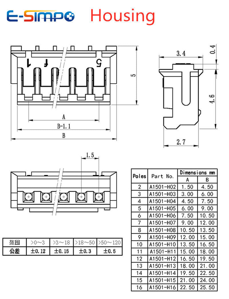 ZH 1.5 3/4/10/12Pin JST Straight/RA/Vertical/Horizontal SMD Reflow High Temp Resist Wafer Pin+Housing Receptacle+Terminal